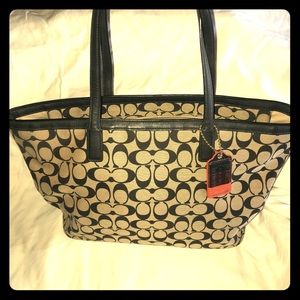Coach Canvas Tote